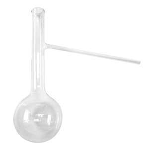 Livingstone Distilling Flask with Side Tube
