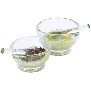 Laboratory Supplies-Mortars & Pestles Glass with Spout