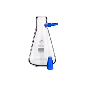 Glassware-Flasks Buchner Filter Flasks Borosilicate Glass with Plastic Side Hose