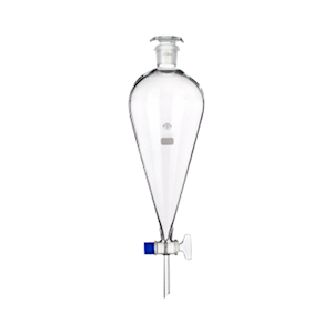 Glassware-Funnels Separating Funnels Borosilicate Glass Stopcock with Stopper