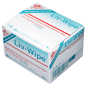Antibacterial Alcohol Cleaning Sanitiser Wipe