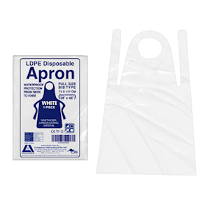 Protective Wear - Aprons - LDPE Aprons  - Wrapped