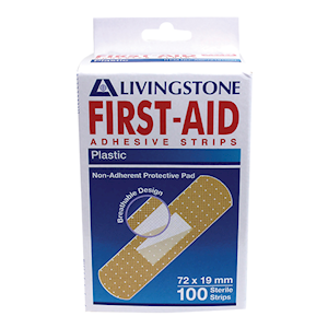 Dressings-Wound Dressings Adhesive Plastic Strips Livingstone
