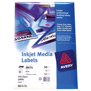 Pharmacy-Office Supplies Labels, Badges & Cards Inkjet Printer Label Sheets Avery Specialty Inkjet Labels