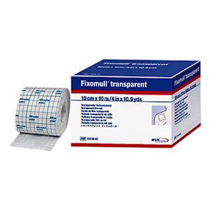 Fixomull Transparent Fixation Dressings, 10cm x 10m, Each