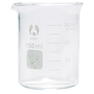 Glassware-Beakers Low Form Borosilicate Glass, Graduated with Spout Bomex