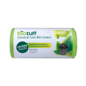 Biotuff Biodegradable Recyclable Plastic Bin Liners