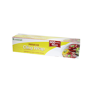 Universal Plastic Cling Wrap In Dispenser Pack