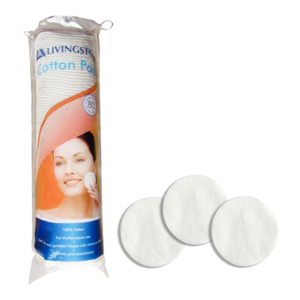 Cosmetic Pad Round Cotton with Semi Sealed Edge