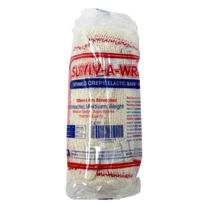Bandages - Crepe Bandages - Surviv-A-Wrap - Medium Stretch, Bleached White