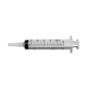 Livingstone Catheter Toomey Tip Syringes with White Plunger