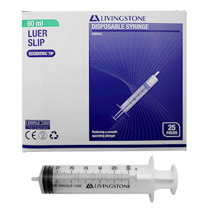 Syringes - Polyethylene Disposable - Without Needle Slip Tip - Sterile - Livingstone