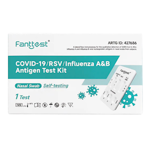 Fanttest 4-in-1 Covid19/RSV/Antigen A & B Test Kit