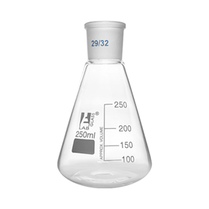 CONICAL FLASK, 250ML, 29/32 SJ, 85MM, BORO GLASS, EA