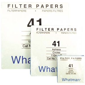 Laboratory-Paper - Filter, "Whatman" Box of 100, Ashless Circle & Sheets
