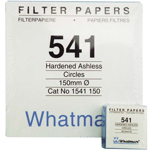 Laboratory-Paper - Filter, "Whatman" Box of 100, Hardened Low Ash Circles & Sheets