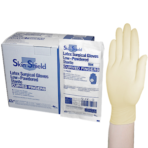 Gloves-Surgical Gloves Low Powder, Sterile, Latex