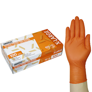 Livingstone SafePlus Heavy Duty Nitrile Gloves Powder Free