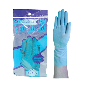 Gloves - Silver Lined Vanilla  Blue, Vanilla Smell