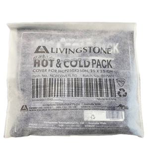 Livingstone Hot and Cold Pack Cover for HCP250X250N, 25 x 25cm, 100 per Bag