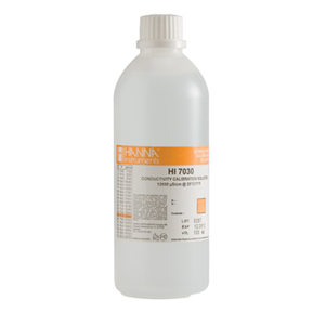 HANNA CONDUCTIVITY SOLTN 500MLBTL uS/CM 12880 W/ COA CERT
