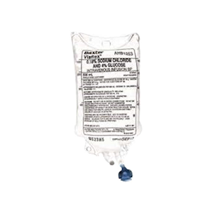 I.V Administration-Glucose 4 % Saline 18%