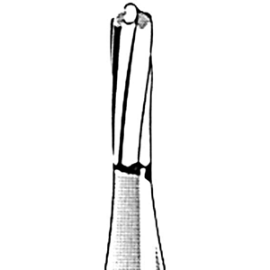 Dental-Burs - Tungsten Carbide (Jet) Straight Fissure Dome Shank FG 314