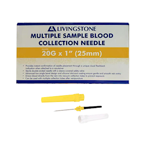 Livingstone Multiple Sample Pen Type Blood Collection Needle