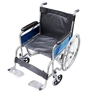 LIV WHEELCHAIR 60X20CM HEAVY DUTY SEAT WIDTH 51CM 130KG EA