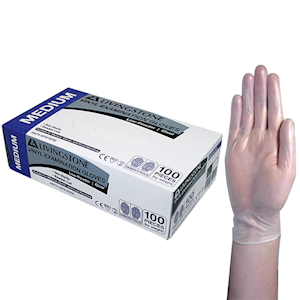 Protective Wear- Gloves - Vinyl - Low Powder - Livingstone
