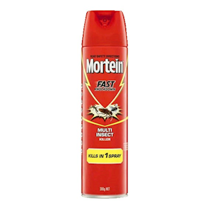 MORTEIN INSECT SPRAY MULTI INSECT KILLER 300 GRAM , 9/CARTON