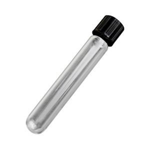 TEST TUBE GLASS W/PLSTC SCREW CAP 150X20