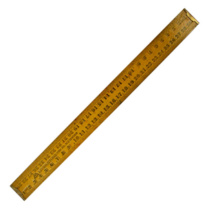 LIVINGSTONE WOODEN RULER, 30CM, BIODEGRADABLE, EACH
