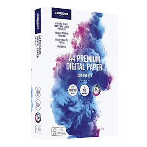 J.BURROWS 160GSM A4 DIGITAL COPY PAPER 250 SHEETS/REAM