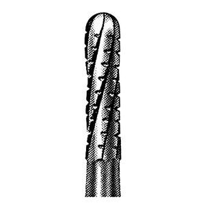 Dental-Burs - Tungsten Carbide 137 (Dome Fissure) FG (High Speed / 314-6)