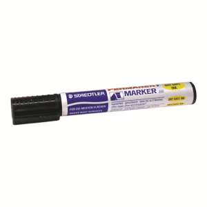 STAEDTLER PERMANENT MARKER CHISEL POINT BLACK EACH