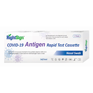 OUT OF DATE RIGHTSIGN COVID-19 RAPID ANTIGEN TEST NASAL 2/PK