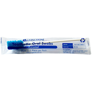Toothette Oraswab Untreated Blue