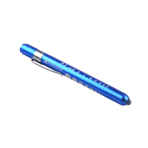 Livingstone Diagnostic Dark Blue Pen Torch, 2.2 Volts Light Bulb, 2 Pieces AAA-size Batteries Sold Separately, Each