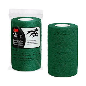 3M VETRAP BANDAGING TAPE, 7.5CM X 4.5M STRETCHED, GREEN EACH