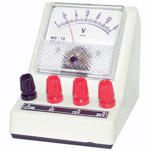 Livingstone DC Voltmeter Triple Range
