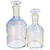 Laboratory Supplies-Bottles, Storage Clear Glass with Glass Slip-In Stopper Narrow Mouth