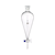 Glassware-Funnels Separating Funnels Borosilicate Glass Stopcock with Stopper