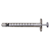 LIV SYRINGE 1ML LUER LOCK TIP LTX FREE HYPO STERILE 100/BX