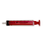 Livingstone Syringes with Red Plunger