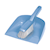 OATES ULTIMATE DUSTPAN AND BRUSH SET, PLASTIC, BLUE, EACH