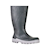 SAFETY GUMBOOTS SLIP ON STEEL TOE CAP BLCK/GREY SIZE 14 PAIR