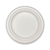 RECYCLABLE PLASTIC PLATE, 10 INCHES OR 255MM, WHITE, 500/CTN
